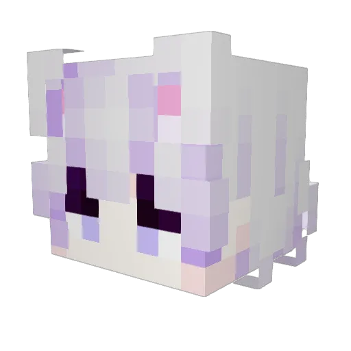 MyLovez Minecraft avatar head, 3D render