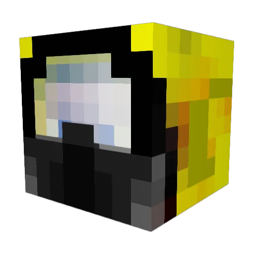 MyLungsFellOff Minecraft avatar head, 3D render