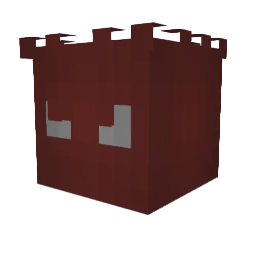 MyManAquaman Minecraft avatar head, 3D render