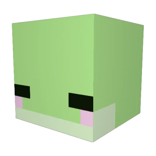 MyNameBeAlex Minecraft avatar head, 3D render