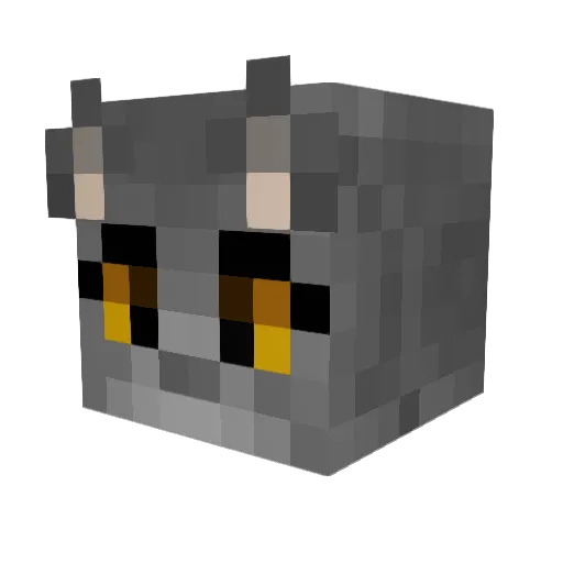 MyNameIsJeef Minecraft avatar head, 3D render