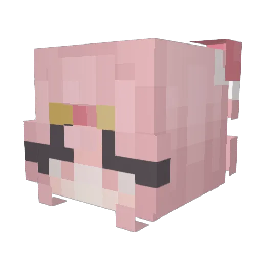 MyNameIsMex Minecraft avatar head, 3D render
