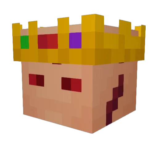 MyNameIsProzin Minecraft avatar head, 3D render