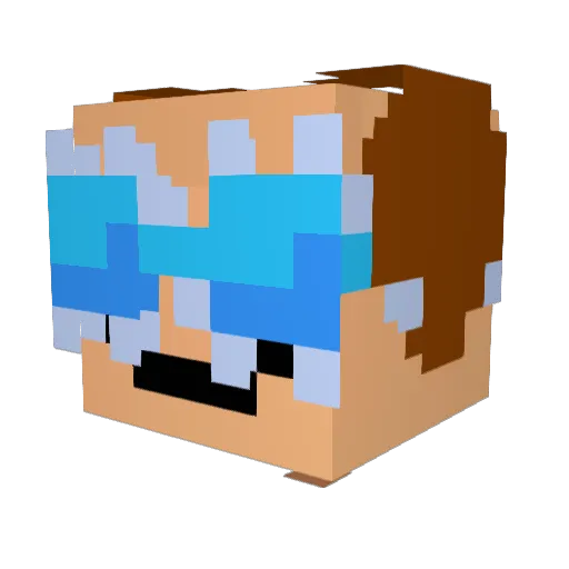 MyNameIsSomeone Minecraft avatar head, 3D render