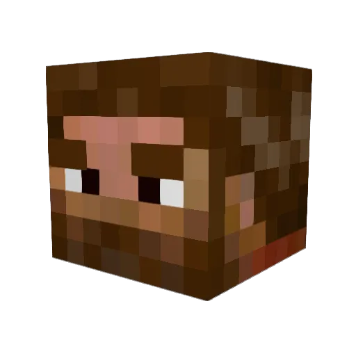 MyNameIsTNT Minecraft avatar head, 3D render