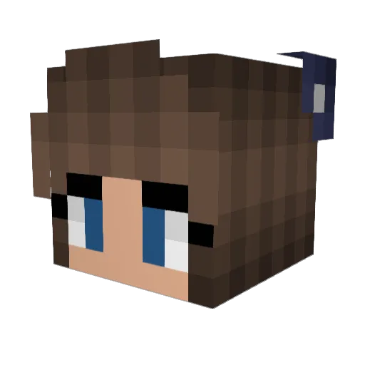 MyNamels_____ Minecraft avatar head, 3D render