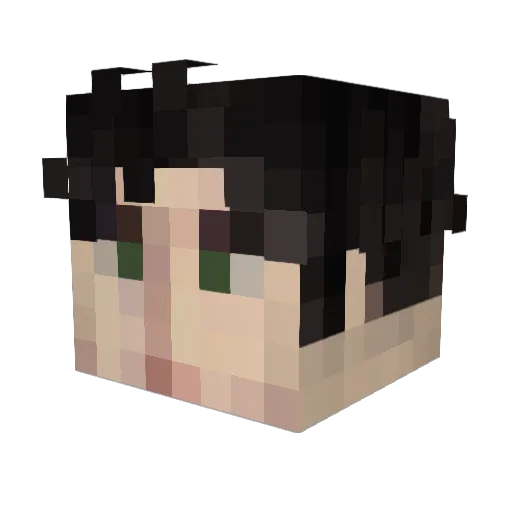 MyOniOnO Minecraft avatar head, 3D render