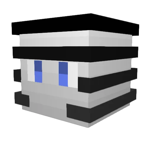 MyOwnExtremities Minecraft avatar head, 3D render