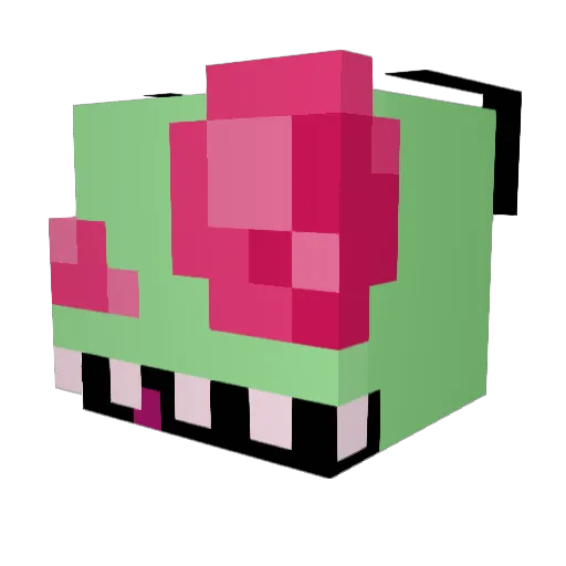 MyPandaForEver Minecraft avatar head, 3D render