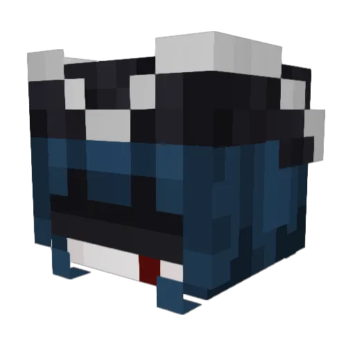 MyPin Minecraft avatar head, 3D render