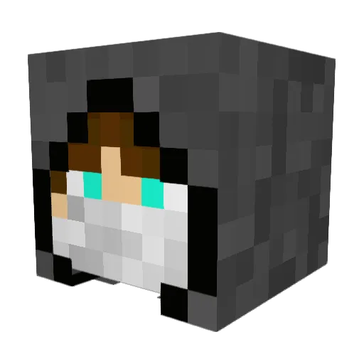 MyPrizma Minecraft avatar head, 3D render