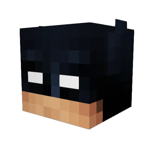 MySide Minecraft avatar head, 3D render
