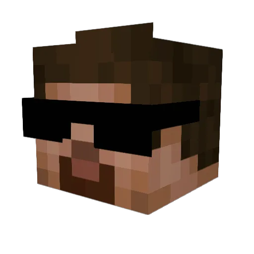 MySkirtTooShort Minecraft avatar head, 3D render