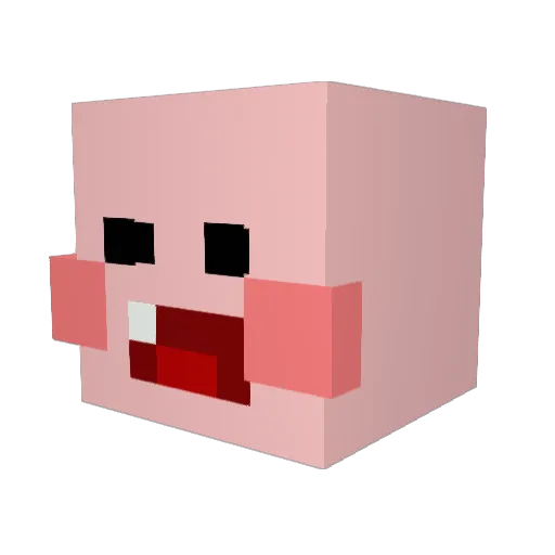 MySlave123 Minecraft avatar head, 3D render