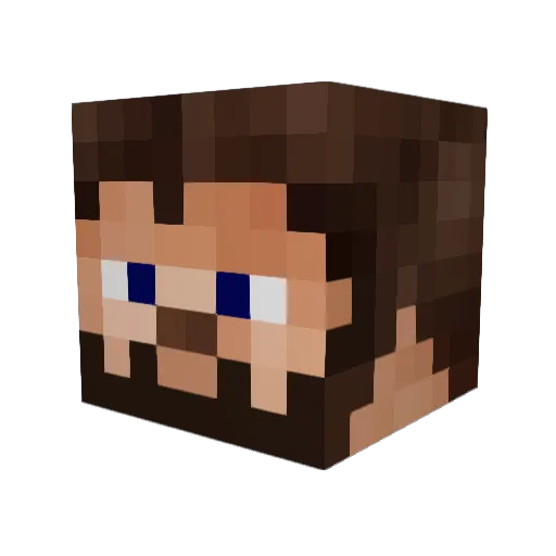 MySleepingKarma Minecraft avatar head, 3D render