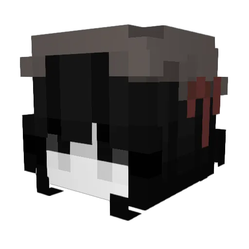 MySoftThighs Minecraft avatar head, 3D render