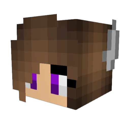 MySweetGirl2001 Minecraft avatar head, 3D render