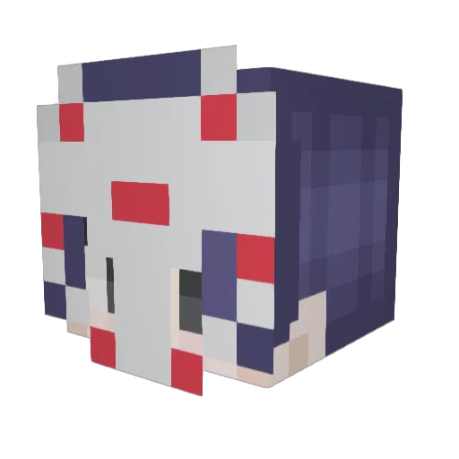 MySweetGluttony_ Minecraft avatar head, 3D render