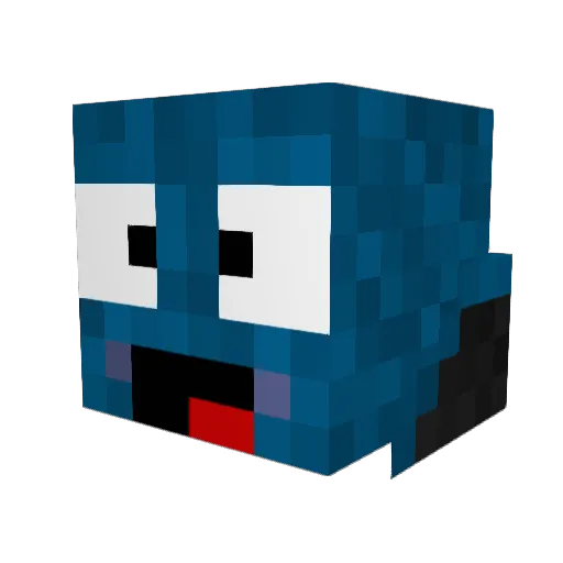 MyTimeIsNow Minecraft avatar head, 3D render