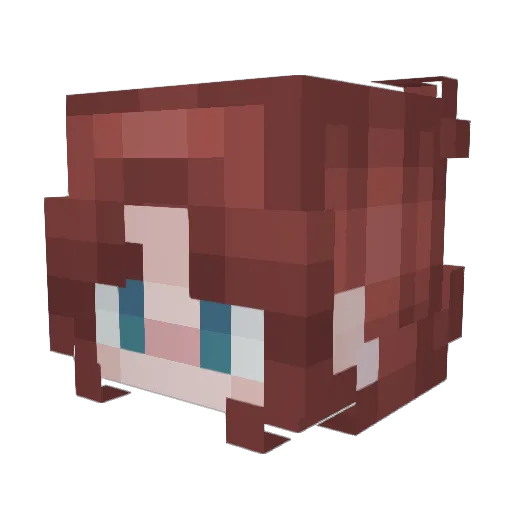 MyTubeSense Minecraft avatar head, 3D render