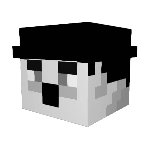MyTummyHurt Minecraft avatar head, 3D render