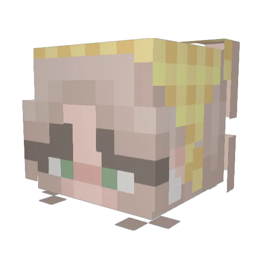My_Cake Minecraft avatar head, 3D render