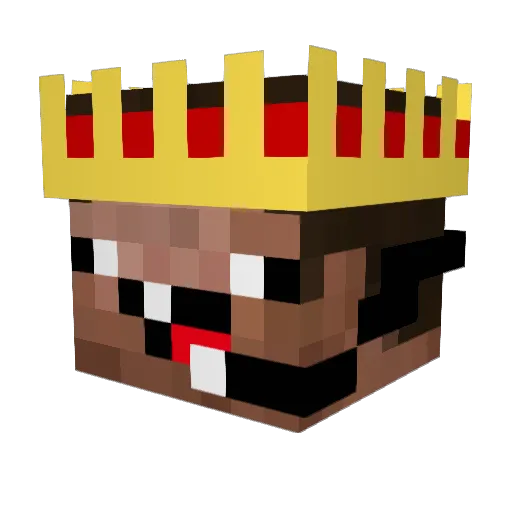 My_Cattt Minecraft avatar head, 3D render