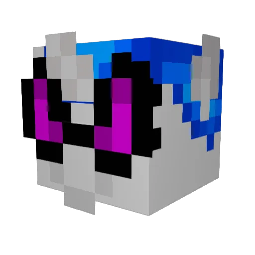 My_Minecraft1 Minecraft avatar head, 3D render
