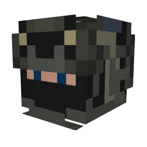 My_NameIsCringe Minecraft avatar head, 3D render