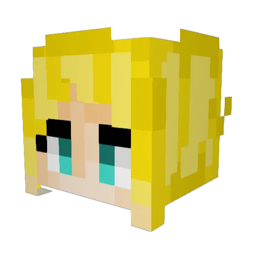 My_Name_Ch3f Minecraft avatar head, 3D render