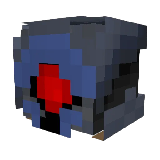 My_Name_Is_Snek Minecraft avatar head, 3D render