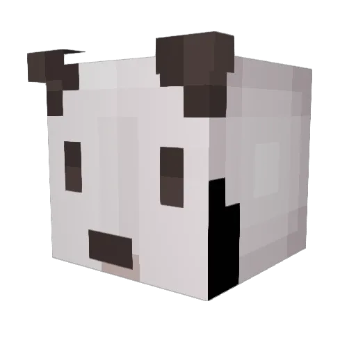 Myalech Minecraft avatar head, 3D render