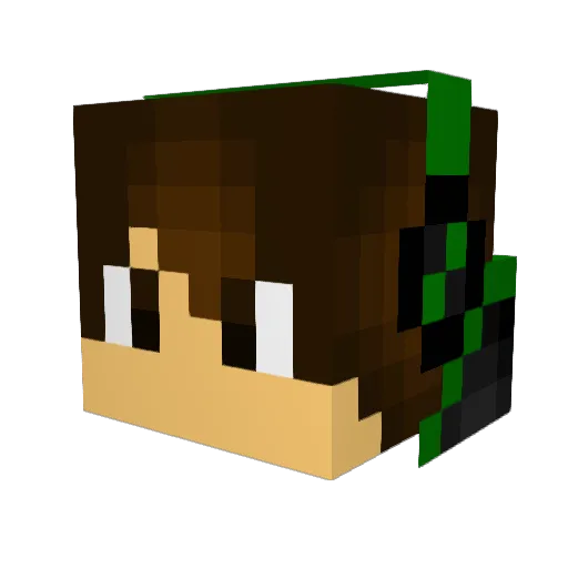 Myamaar22 Minecraft avatar head, 3D render