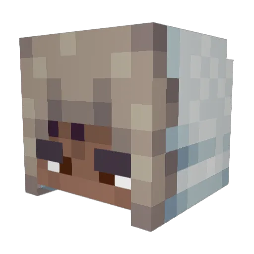 MyawCat Minecraft avatar head, 3D render