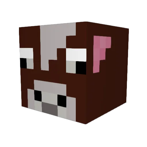 Myax03 Minecraft avatar head, 3D render