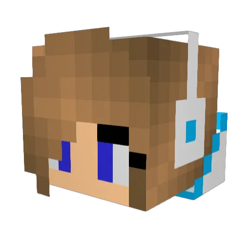 Mybooooooooooooo Minecraft avatar head, 3D render
