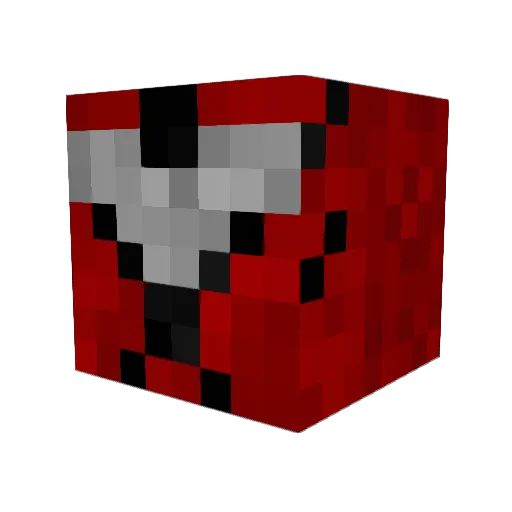 Myceral Minecraft avatar head, 3D render