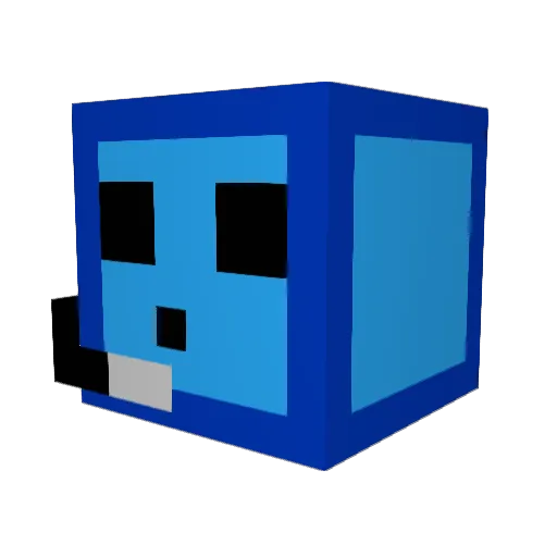 Mycore007 Minecraft avatar head, 3D render