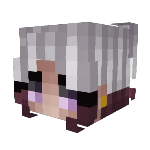 Myhrs Minecraft avatar head, 3D render