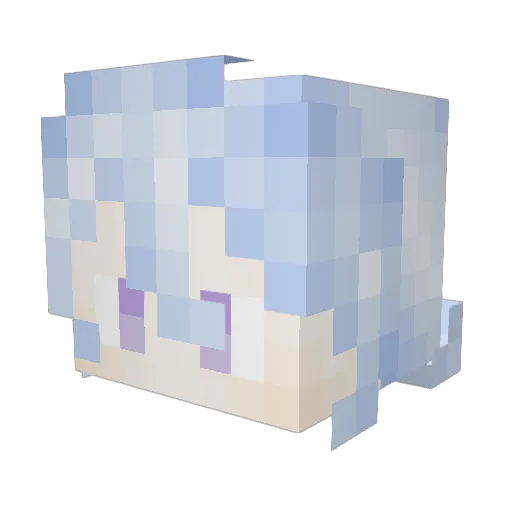 MykeGP99 Minecraft avatar head, 3D render