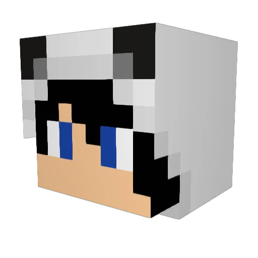 MykeOxmaul Minecraft avatar head, 3D render
