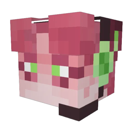 MykeTheArtista Minecraft avatar head, 3D render