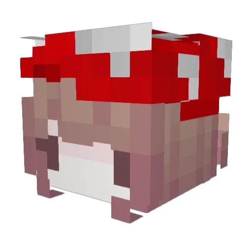 Mykiu Minecraft avatar head, 3D render