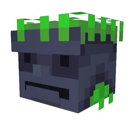 Mykullium Minecraft avatar head, 3D render