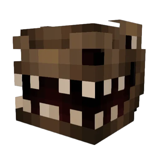 Myledroga Minecraft avatar head, 3D render