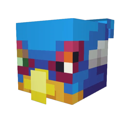 MylesFFG Minecraft avatar head, 3D render