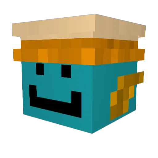 MylesYAY45 Minecraft avatar head, 3D render