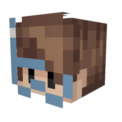 MylfHunter0001 Minecraft avatar head, 3D render