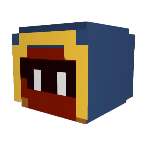 MyloJones Minecraft avatar head, 3D render