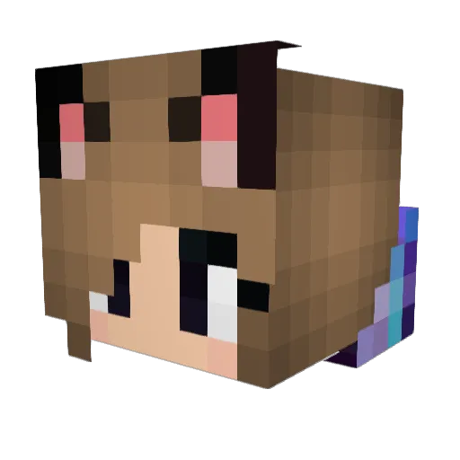 MyloSynn Minecraft avatar head, 3D render